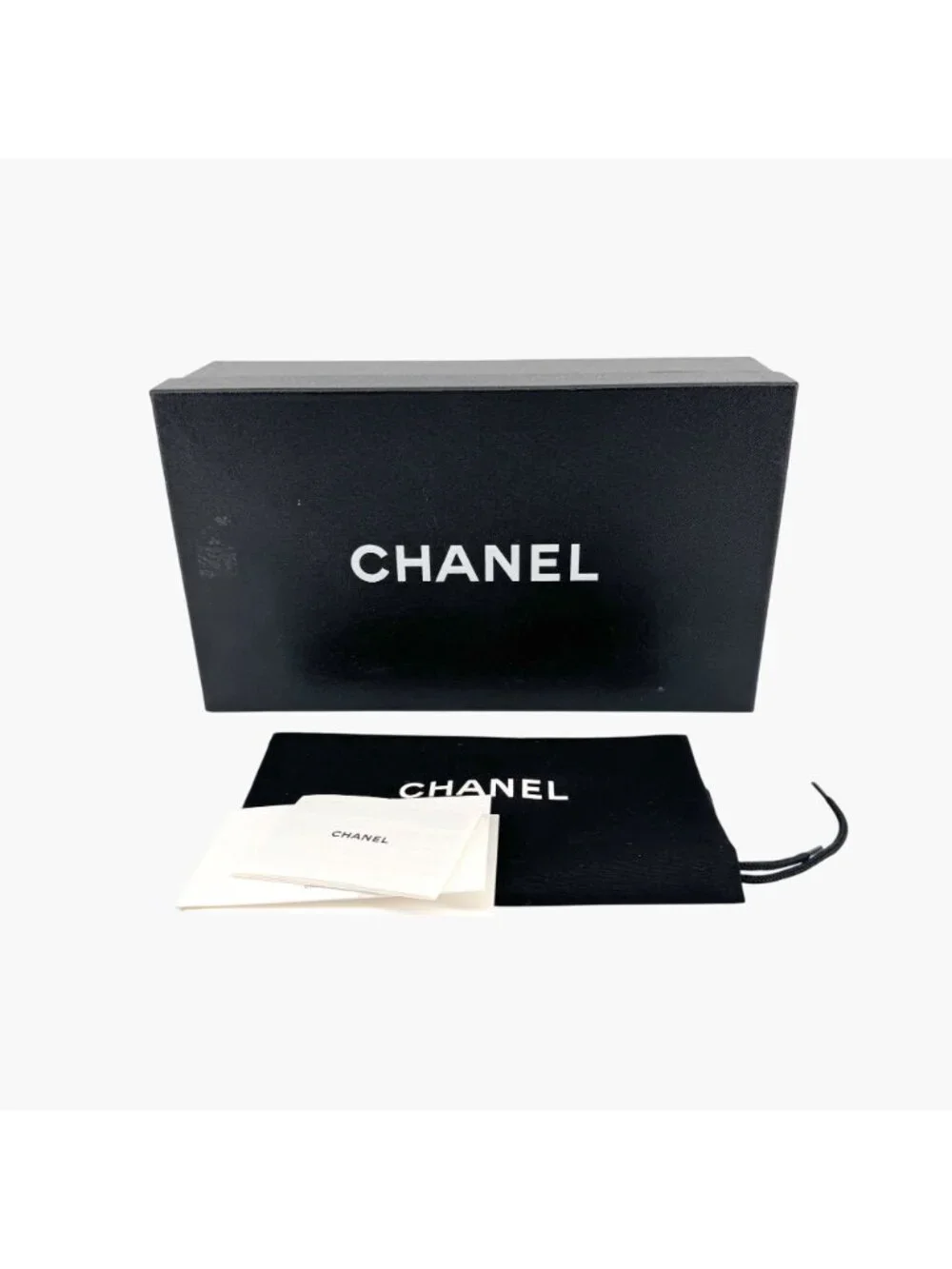 Chanel Platform Pumps Size 38 US 7-7.5 Black Patent Cap Toe Mary Jane Mid Heel - Picture 2 of 15